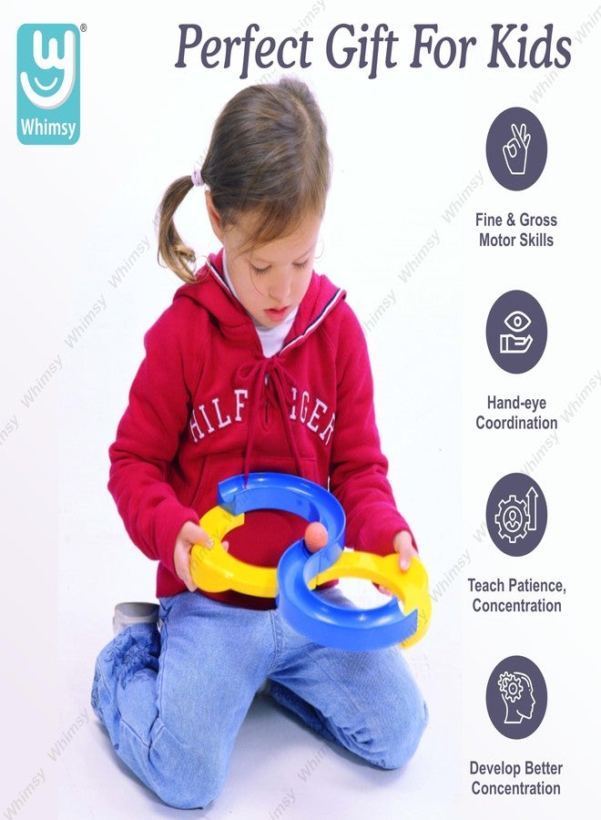 ويمسي لعبة التوازن الحلقية اللانهائية من ويمسي، مسار إبداعي مع كرة نطاطة واحدة، حلقة توازن على شكل الرقم 8 للأطفال فوق سن 3 سنوات، معتمدة من BIS - Image 5