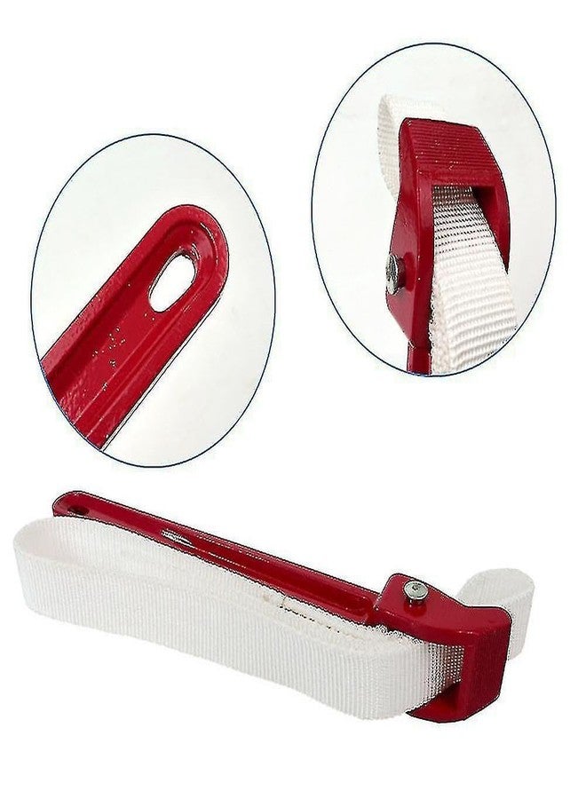 GIZMO Oil Filter Wrench, Alloy Steel Multi-Purpose Adjustable Design Clamp Style Opener Wrench, Belt Easy To Use Fuel Filter Hand Tools Wrench - Image 4