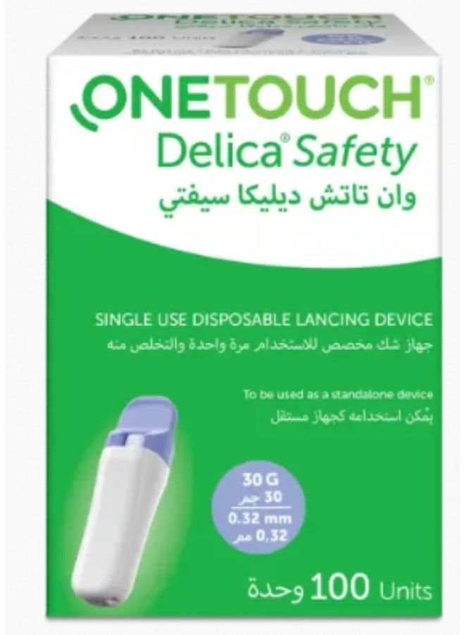 ONETOUCH Delica Safety, Lancets, 30 G-0.32Mm 100 Pcs - Image 1
