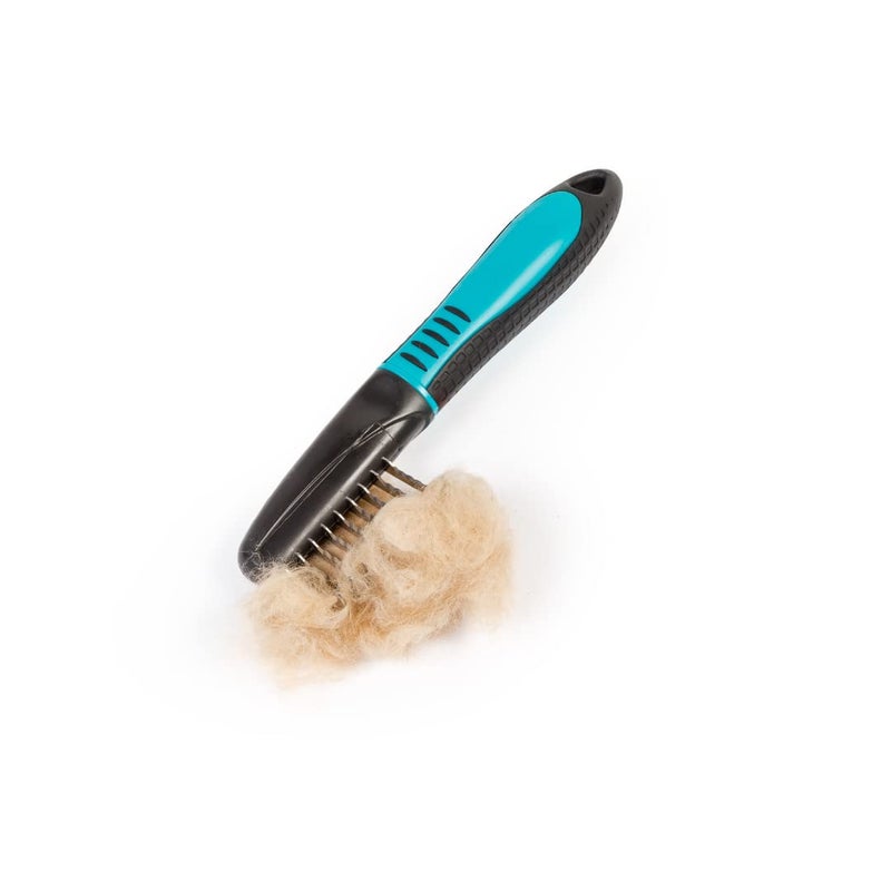 Trixie : - Fur Detangler De-Matting Comb for Dogs and Cats | Made with Bent Teeth to Easily Detangle - Image 1