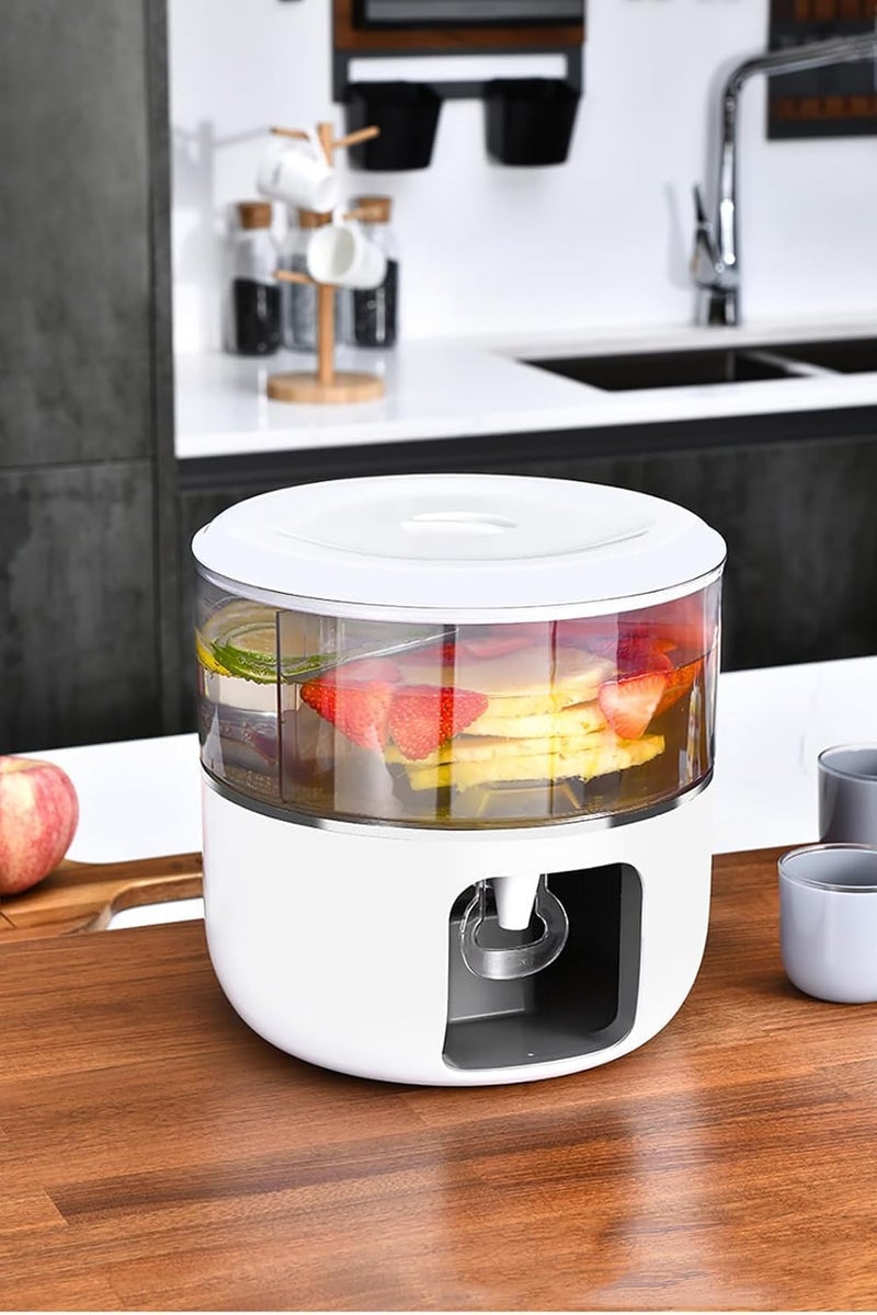 MAPPLE CREATION Beverage Dispenser Drink Dispenser 360 Rotatable Drink Dispenser The Product is Made of FoodGrade PET PS and TPR and Adopts an Electroplating Process - Image 5