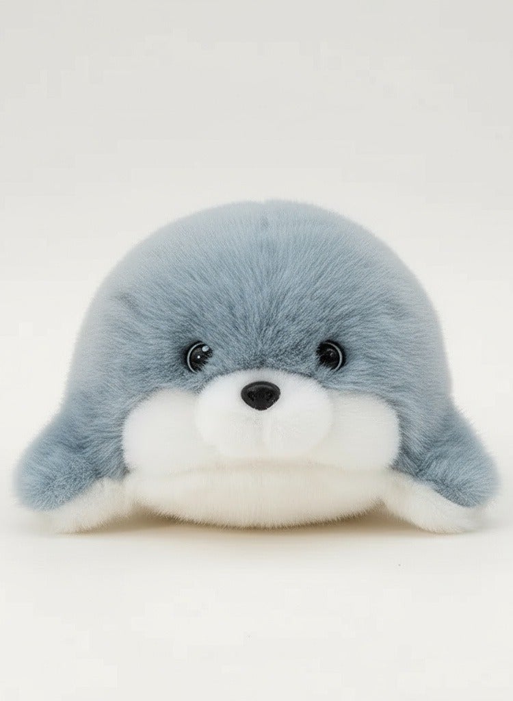 Blue Seal Plush Toy - 26cm Marine Animal Doll, Skin-Friendly Soft Stuffed Toy for Kids, Sleep Companion & Home Decoration, Ideal Birthday Gift, Child-Safe with Plastic Particles Filling - Image 1
