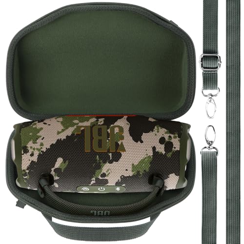 Lebakort Hard Case Compatible with JBL Charge 6 Waterproof Speaker Squad Green Case - Image 1