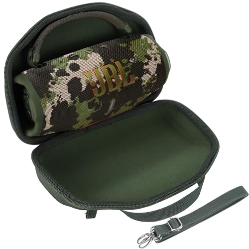 Lebakort Hard Case Compatible with JBL Charge 6 Waterproof Speaker Squad Green Case - Image 3