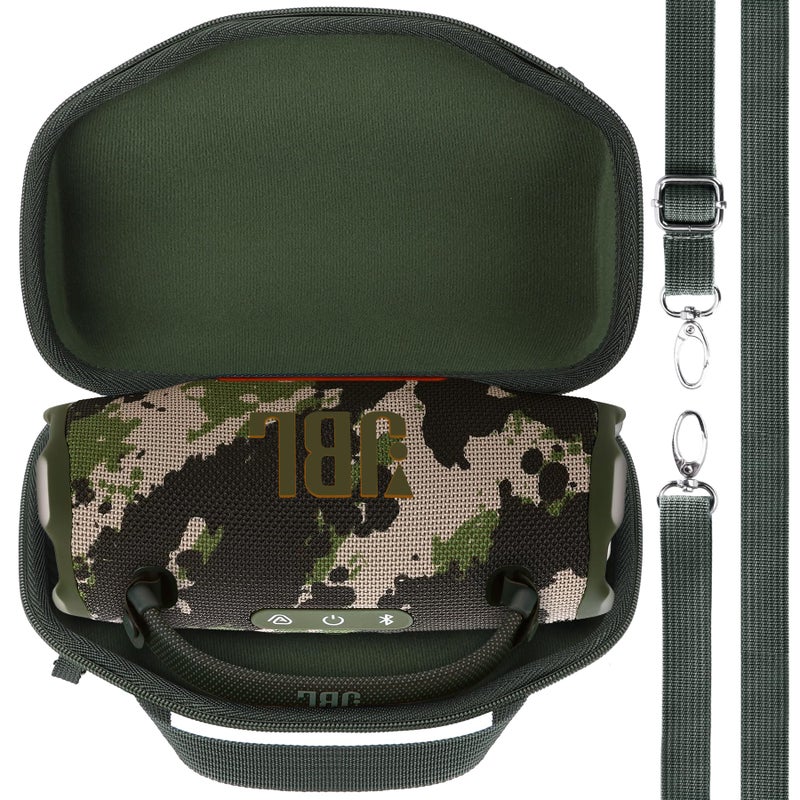 Lebakort Hard Case Compatible with JBL Charge 6 Waterproof Speaker Squad Green Case - Image 2