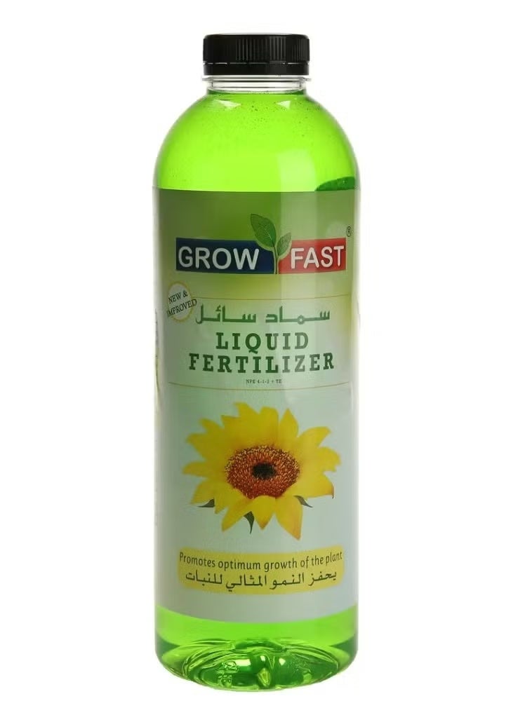 Grow Fast Liquid Fertilizer Best For Indoor & Outdoor Plants 1Liter