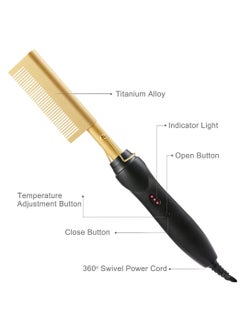 General Hot Comb Electric Straight Comb Hair Curler Hair Straightener Curling Hair Curler Comb Hair  - Image 3