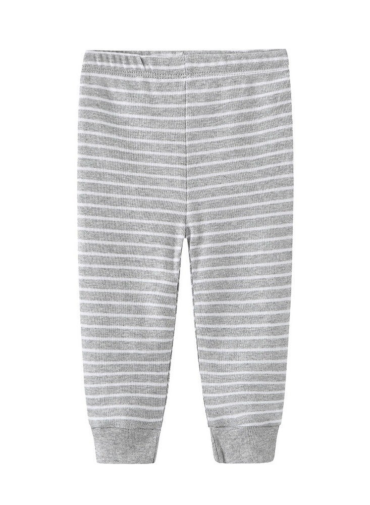 RedMapleTEK Four-Piece sSet of Elastic Breathable Pure Cotton High Waist Trousers For Infants And Young Children - Image 3