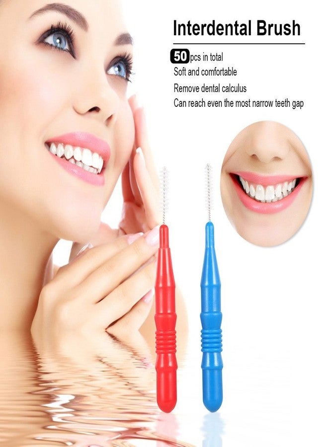 River Lake Interdental Brush (50 Counts) River Lake Toothpick Cleaners, Tooth Flossing Head Oral Dental Hygiene Brush,Tooth Cleaning Tool - Image 3