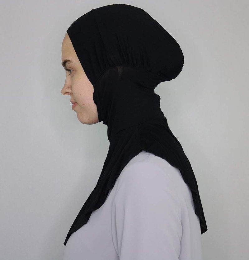 Modefa Ninja Hijab Bonnet Underscarf Cap (Black) - Image 2