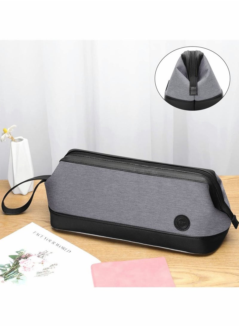 SYOSI Waterproof Travel Case Portable Storage Bag for Dyson Hair Dryer, Portable Travel Organizer for Hair Straightener and Attachments, Anti-scratch Dustproof Protection Organizer Travel Gift Case (Grey)  - Image 5