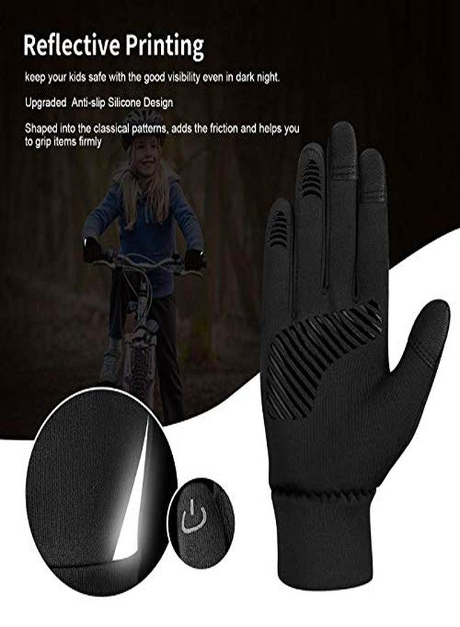 قفازات يوكينيا الشتوية الدافئة للأطفال من عمر 3 إلى 15 سنة، مناسبة للجري وركوب الدراجات، مزودة بطبقة مقاومة للماء ومضادة للانزلاق، وشاشة لمس. - Image 5