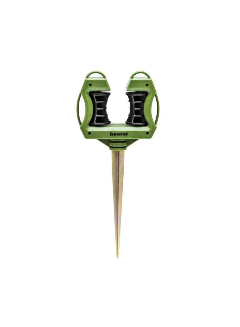Beorol Metal Spike Water Garden Hose Reel Guide, Zinc Coated Rust Free - Gvc - Image 1