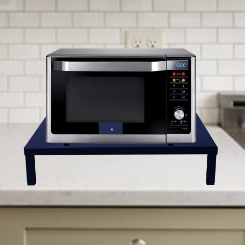 D&V ENGINEERING - Creative in innovation D&V Engineering Multipurpose Microwave Oven Stand For Kitchen Countertop Storage Organizer- Black (Single Shelf) - Image 1