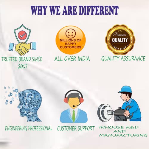 D&V ENGINEERING - Creative in innovation D&V Engineering Multipurpose Microwave Oven Stand For Kitchen Countertop Storage Organizer- Black (Single Shelf) - Image 4