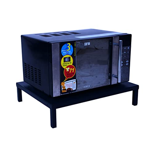 D&V ENGINEERING - Creative in innovation D&V Engineering Multipurpose Microwave Oven Stand For Kitchen Countertop Storage Organizer- Black (Single Shelf) - Image 2