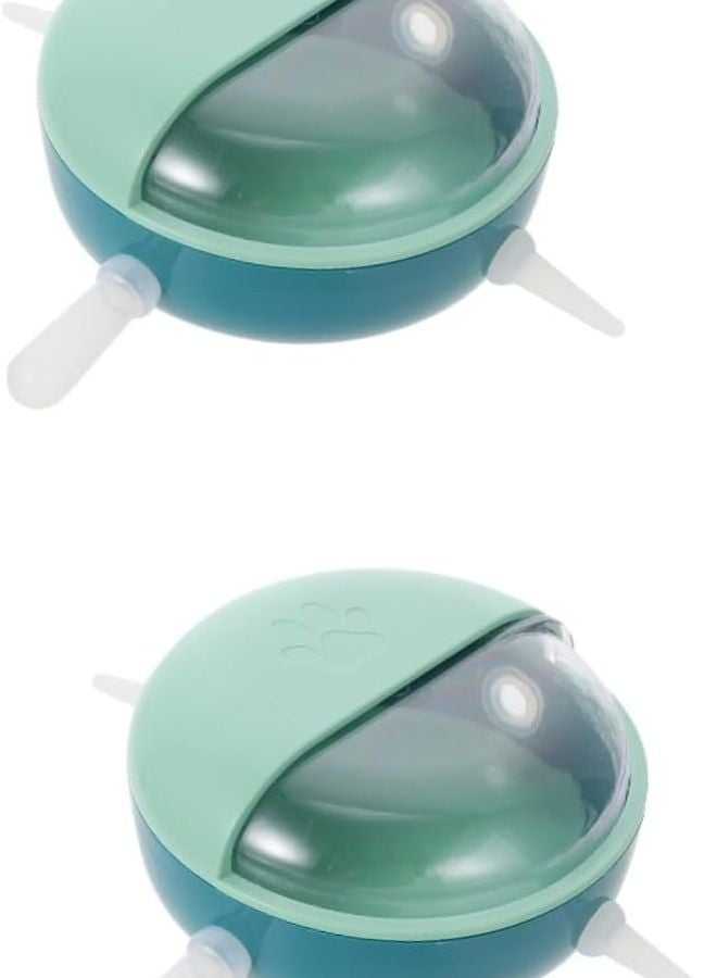 Portable Puppy Feeder Set Simulation Nipples Design 2 Pieces Blue 11X11X5 5cm - Image 1