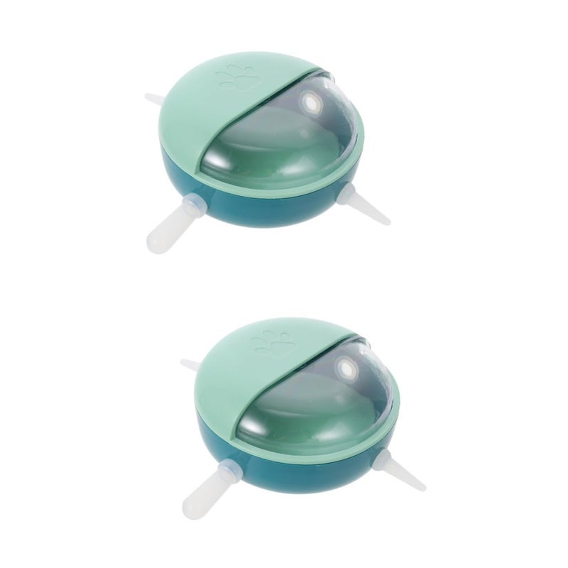 Portable Puppy Feeder Set Simulation Nipples Design 2 Pieces Blue 11X11X5 5cm - Image 2