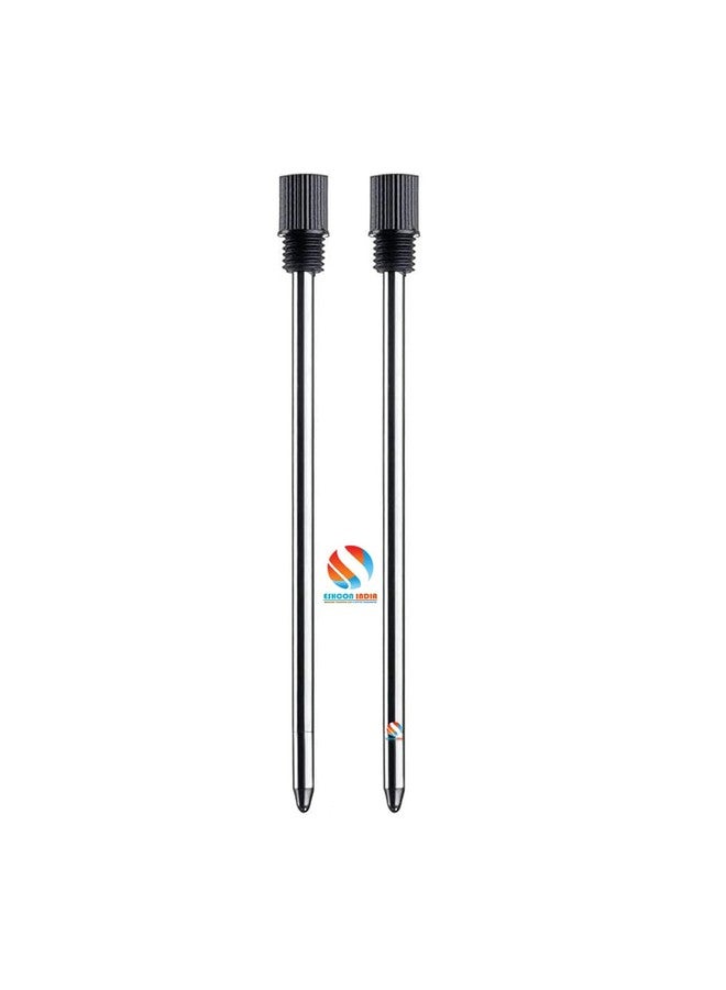 Eshcon India Eshcon 2.7 Inch Ballpoint Pen Refills Compatible with Diamond Crystal Stylus Pen & Screwdriver Pen [ Medium Tip] Black Ink, A Set of 2 Refills - Image 4