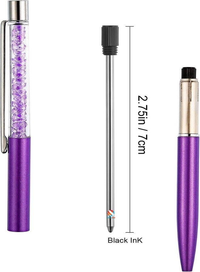 Eshcon India Eshcon 2.7 Inch Ballpoint Pen Refills Compatible with Diamond Crystal Stylus Pen & Screwdriver Pen [ Medium Tip] Black Ink, A Set of 2 Refills - Image 5