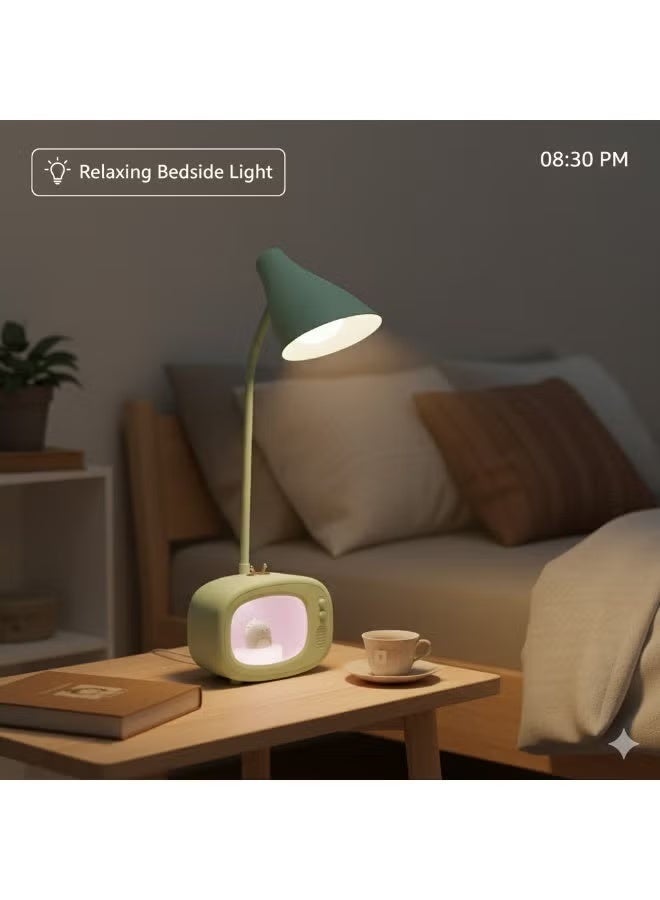 مصباح مكتب LED قابل للشحن بشاشة ديكور وتاتش - Image 2