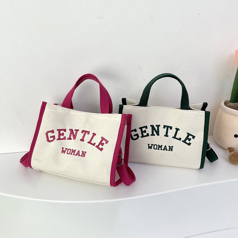 Large Capacity Canvas Bag High Sense Fashion Shoulder Bag Internet Trendy Tote Bag Work Commuter Handbag - Image 2