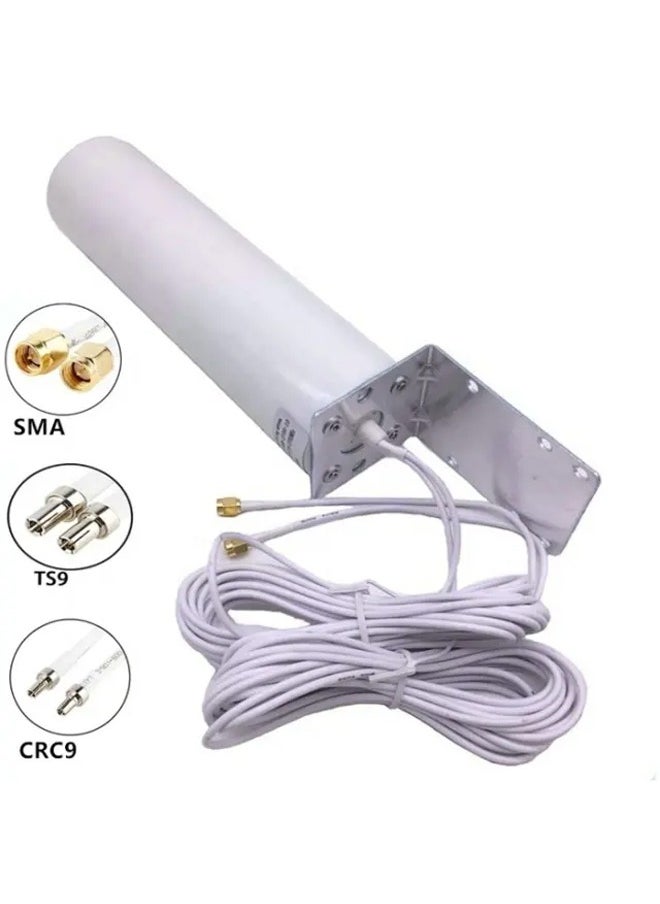 Hihonor Router Antenna 3G/4G， LTE Mimo Antenna, 10-12dBi 698-2700 MHz with 16.4ft Cable SMA  for 3G 4G Router Access ﻿  - Image 1