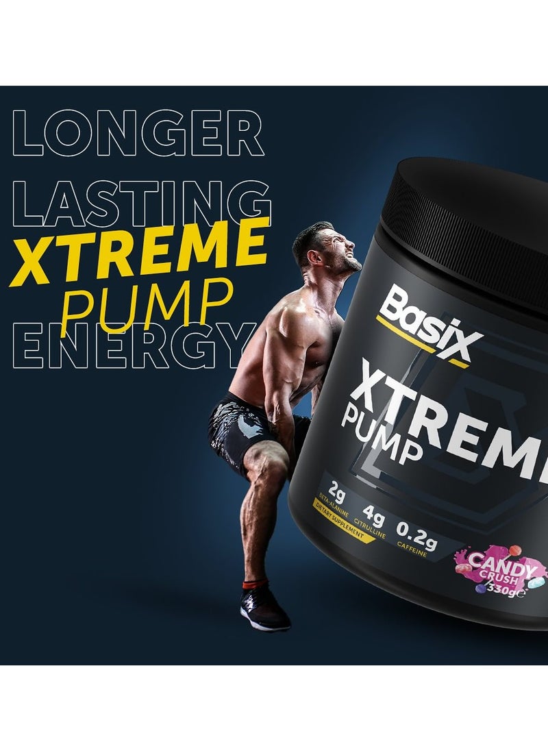 Basix Xtreme Pump Pre-workout - Candy Crush - (330 g)
