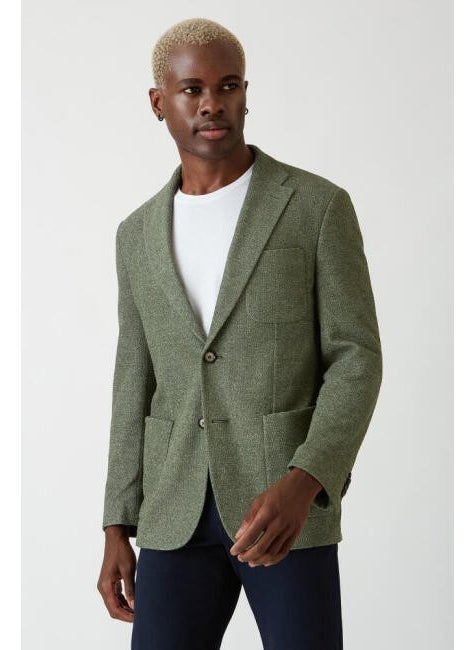 Bisse Men's Jacket KHAKI PCK22K22224_D49  - Image 4