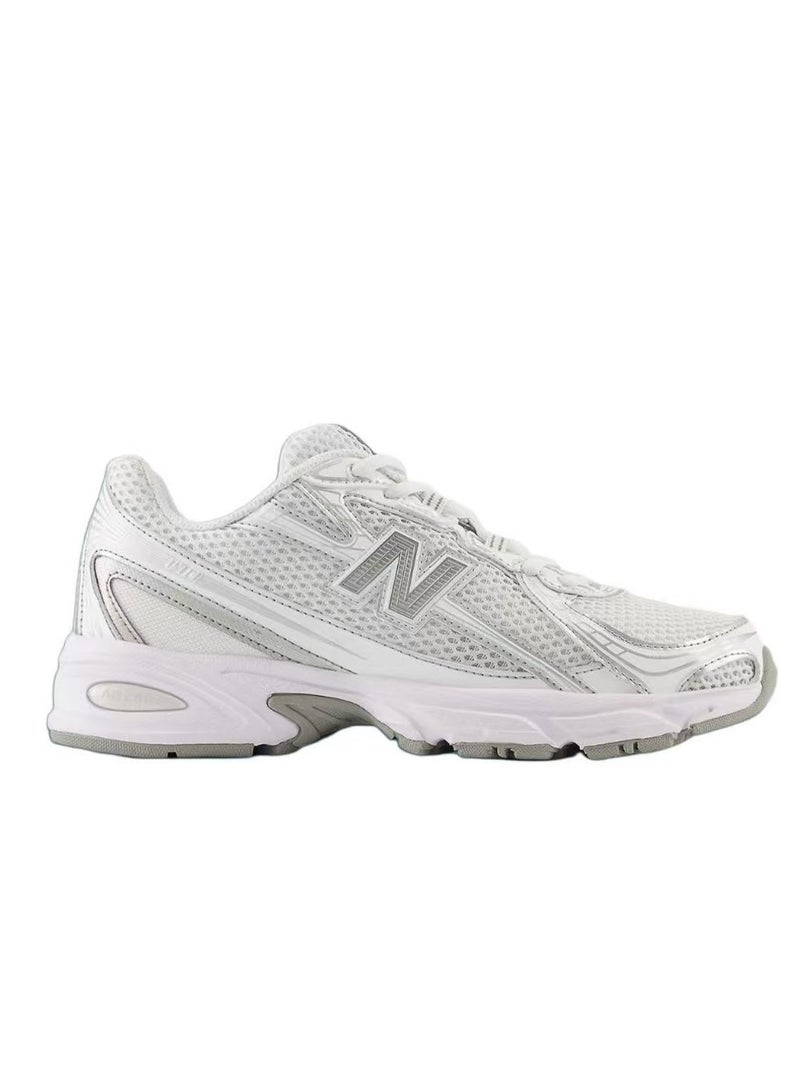 New Balance 740 Casual Sneakers White/Silver For Men/Women/Students  - Image 2
