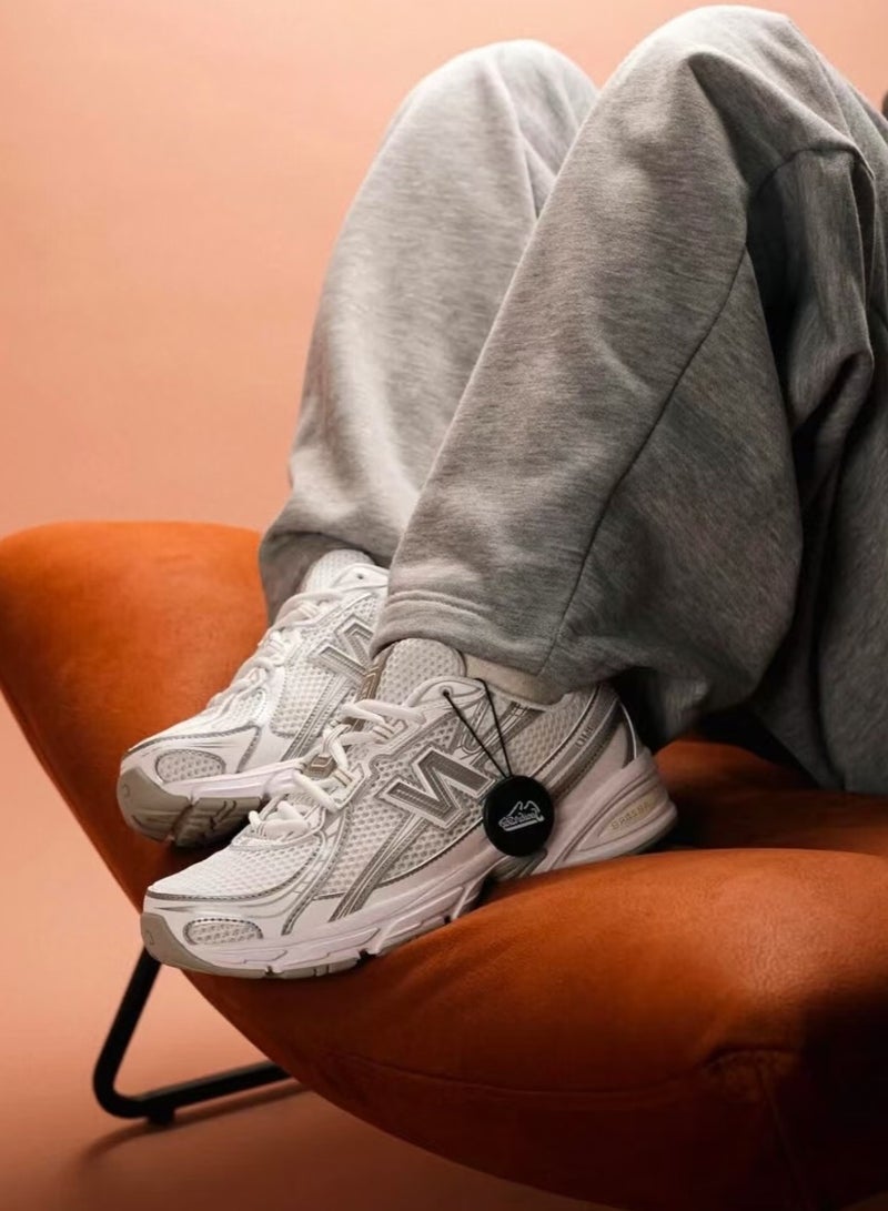 New Balance 740 Casual Sneakers White/Silver For Men/Women/Students  - Image 3