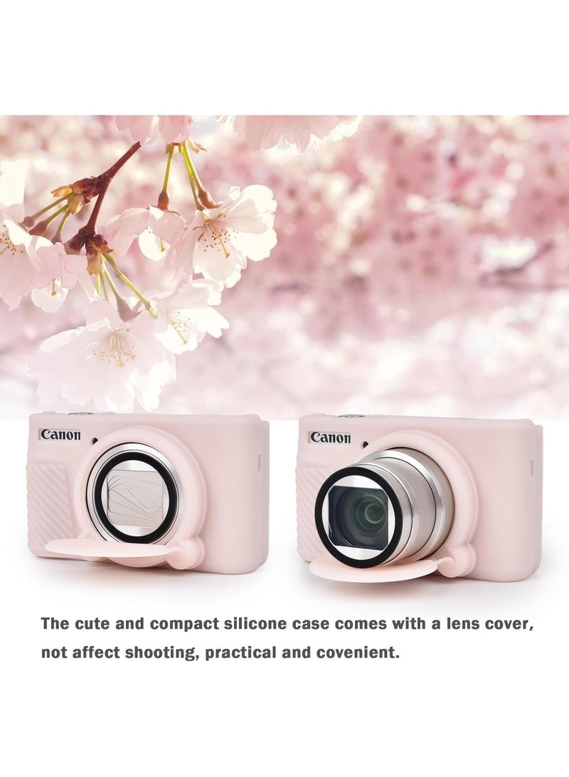 VKL SX730 SX740 Camera Case, Soft Silicone Case for Canon PowerShot SX740/SX730 HS Camera - Anti-Scratch Slim Fit Lightweight Protective Case - Image 5