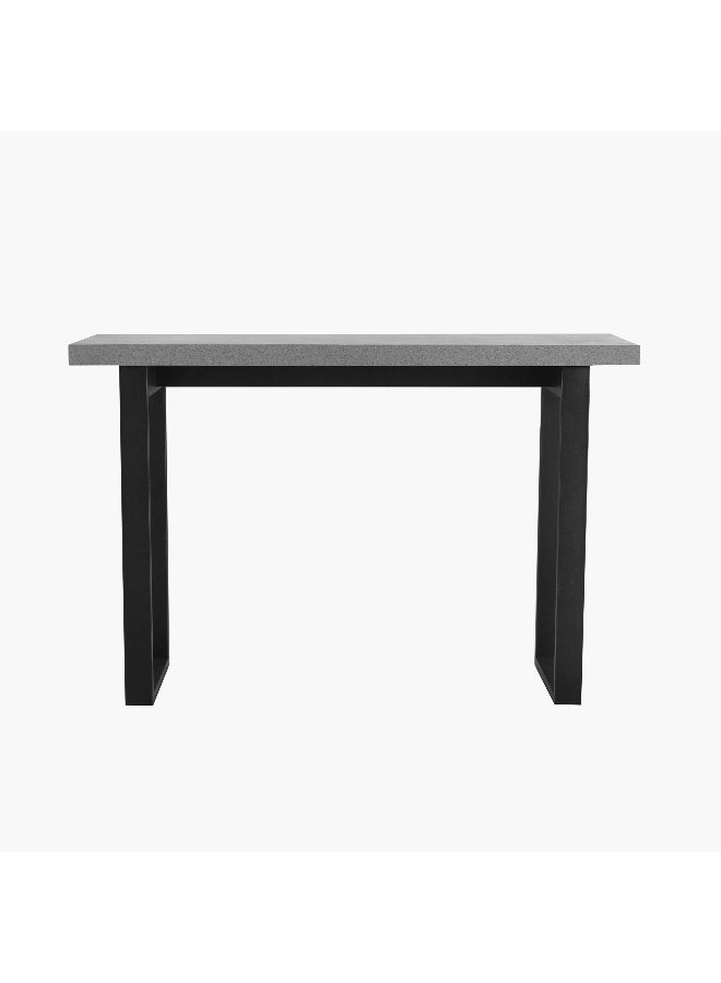 Home Box Iris Console Table - Grey and Black - Image 2