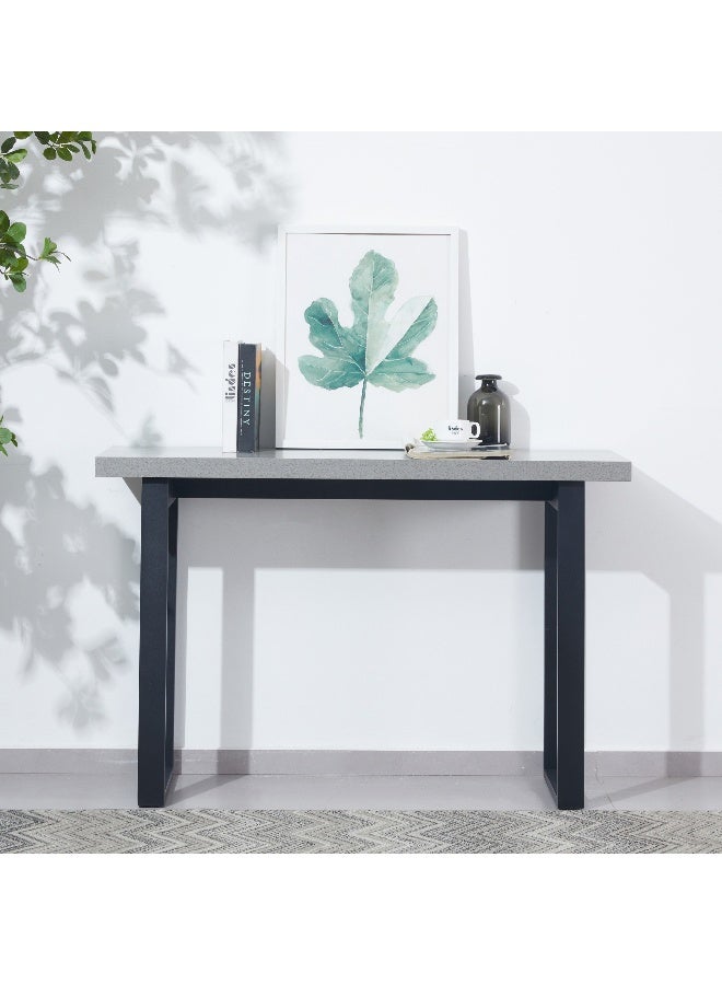 Home Box Iris Console Table - Grey and Black - Image 1