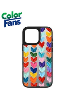 Multicolor Painted Hearts