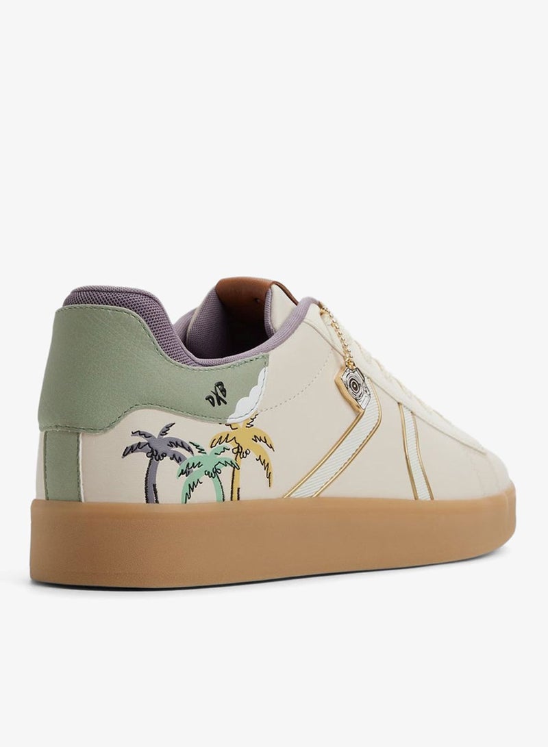 ALDO DINASAMI01 Printed Lace Up Sneakers - Image 2