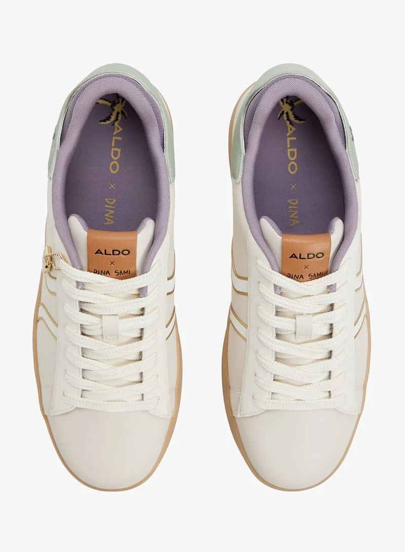 Aldo  DINASAMI01 Printed Lace Up Sneakers for Women | Best Price UAE