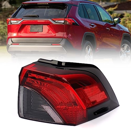 Huray Right Outer Tail Light for Toyota RAV4 2019-2022 Passenger Side Taillight Lamp Assembly Replacement for TO2805148 815500R090 - Image 1