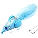 Migipaws Automatic Cat Toys for Indoor Cats Plush Interactive Mouse Toy Smart Moving Rechargeable Kitten Toy Blue - Image 3
