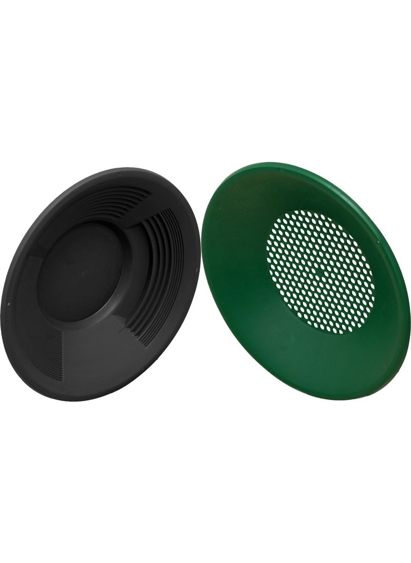 Silimo Gold Pan Gold Washing Pan Sieve and Gold Pan Strainer Black  - Image 4