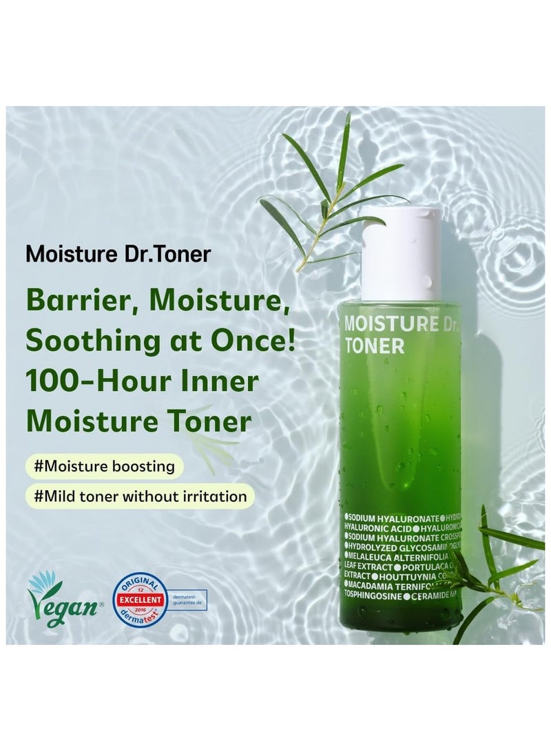 ISOI Moisture Dr. Toner 130ml (4.396 fl oz) Daily Facial Toner for All Skin Types, Healthy Barrier, Deep Hydration, Soothing Toner - Image 4