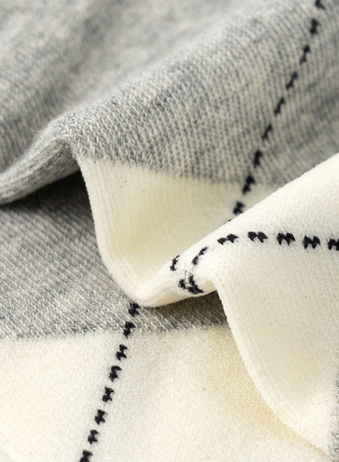 3 أزواج من جوارب الأعمال الماسية المصنوعة من القطن الخالص المسامي منخفضة الجودة للربيع والصيف، جوارب مريحة ماصة للعرق للرجال باللون الأسود ذات الفم الضحل - Image 4