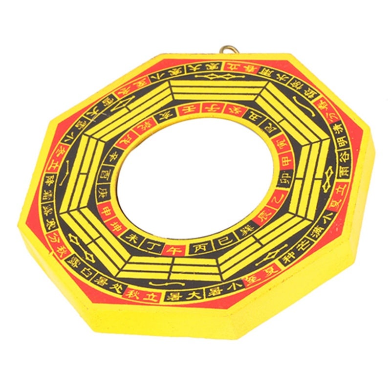 Feng Shui Bagua Concave Mirror - Outdoor Hanging Design, Traditional Early Heaven Trigram Layout for Home And Business Feng Shui Protection, Wealth Attraction - Image 5