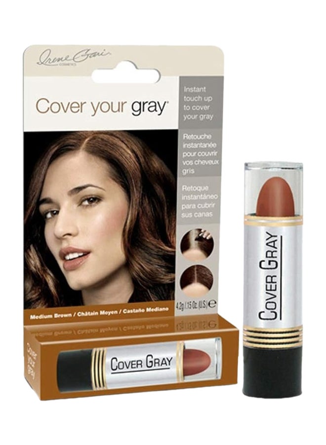 Cover Your Gray Instant Touch Up Brush, Medium Brown, 1 Unit Medium Brown - Image 1