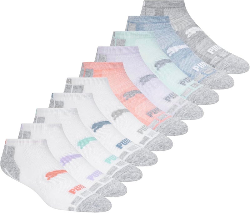 PUMA Kids' 10 Pack Low Cut Socks - Image 1