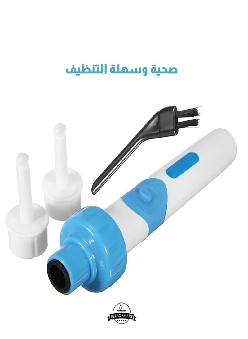 Relax Smart "Ear wax removal with 2 pieces of ear wax removal tool, ear wax removal tool with strong suction, ear vacuum cleaner, ear suction device for adults and children (White)."  - Image 5