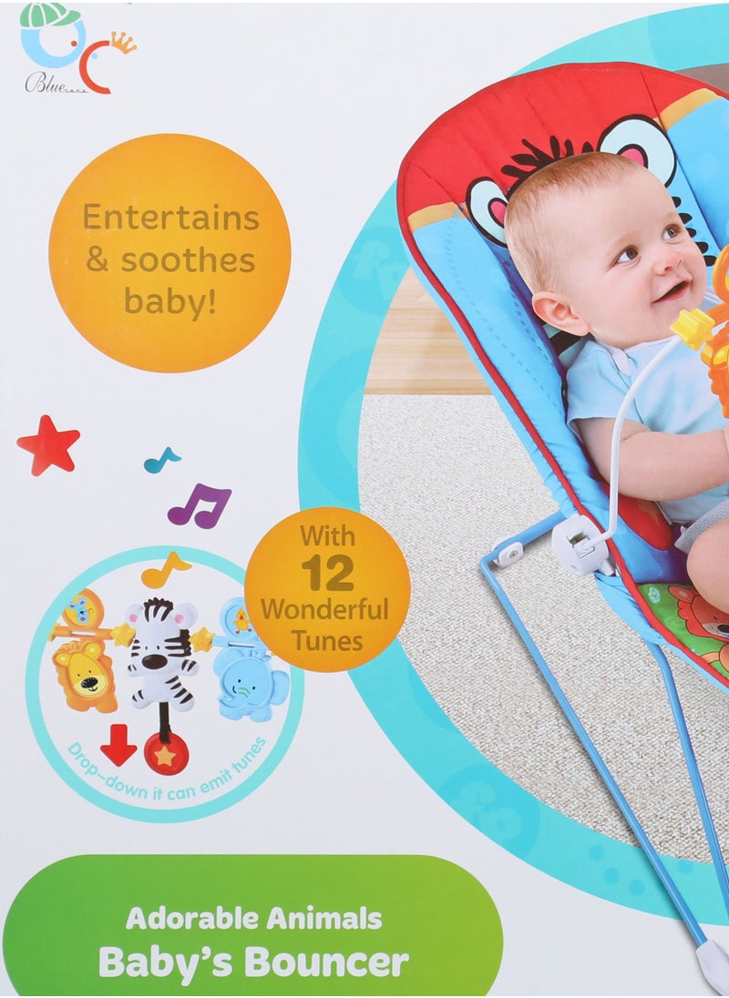 BLUE CARE Baby Bouncer Chair With 12 Wonderful Tune  - Image 2