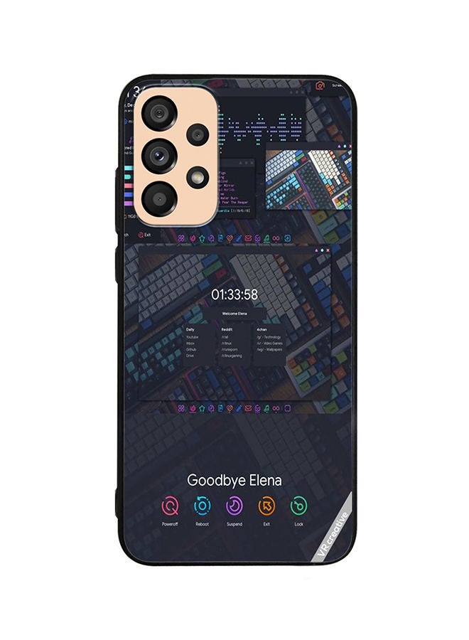 Protective Case Cover For Samsung Galaxy A53 5G Goodbye Elena Design Multicolour