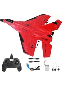 Rc Jet Foam 2 Channel 2.4GHz Remote Control Fighter Airplane Ready to Fly Plane with Led Light, RC Aircraft for Beginners Adults & Kids for Boys 14+ high Speed rc Airplane, Hobby rc Jet Planes