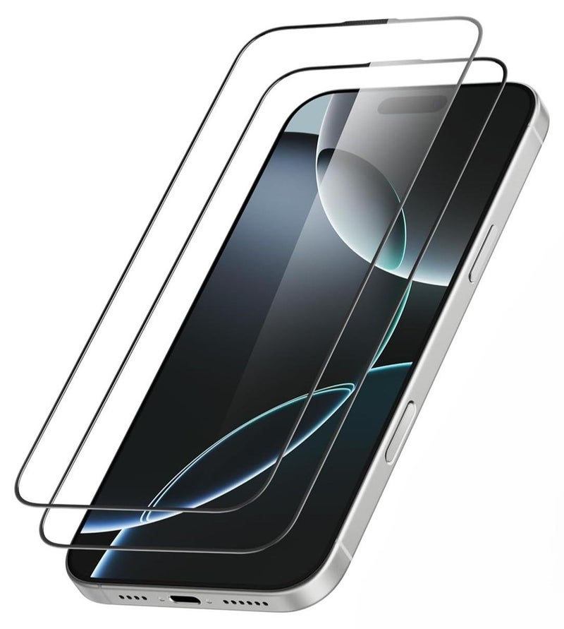 ACLIX Screen Protector for iPhone 17, 9H Tempered Glass Screen Shatterproof Anti Scratch Glass HD Clear Case Friendly for iPhone 17.